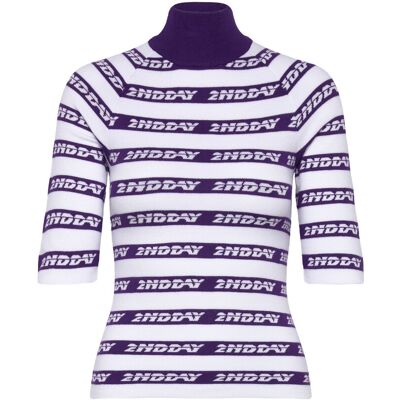 2NDDAY 2Nd Matt - Jacquard Knit L BRIGHT WHITE L 2NDDAY 2Nd Matt - Jacquard Knit L BRIGHT WHITE L