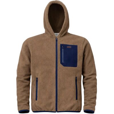 A QUESTION OF David Micro Fleece Hoodie XXL TEAK BROWN XXL A QUESTION OF David Micro Fleece Hoodie XXL TEAK BROWN XXL
