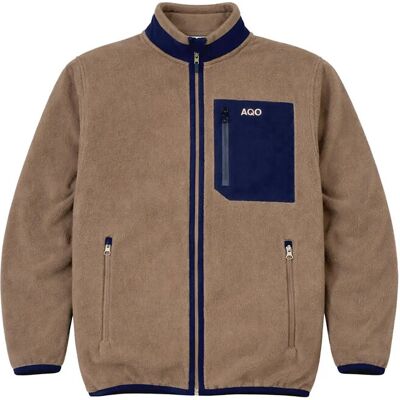 A QUESTION OF David Micro Fleece Zipper XXL TEAK BROWN XXL A QUESTION OF David Micro Fleece Zipper XXL TEAK BROWN XXL