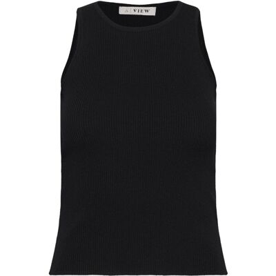 A-View Rib Knit Tank Top XL BLACK XL A-View Rib Knit Tank Top XL BLACK XL