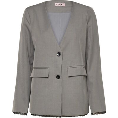 A-View Dupont Blazer 44 MEDIUM GREY MELANGE 44 A-View Dupont Blazer 44 MEDIUM GREY MELANGE 44