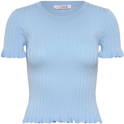 A-View Fabi Knit Top 44 LIGHT BLUE 44 A-View Fabi Knit Top 44 LIGHT BLUE 44