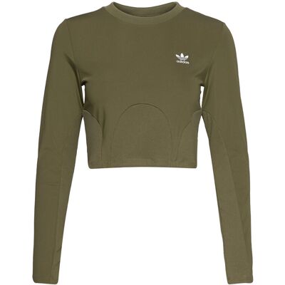 adidas Originals Always Original Rib Long Sleeve Top W 44 FOCOLI 44 adidas Originals Always Original Rib Long Sleeve Top W 44 FOCOLI 44