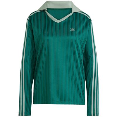 adidas Originals V-Neck Ls Tee XXS CGREEN XXS adidas Originals V-Neck Ls Tee XXS CGREEN XXS