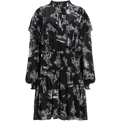 AllSaints Aubrey Dress 40 MARIA BLACK 40 AllSaints Aubrey Dress 40 MARIA BLACK 40