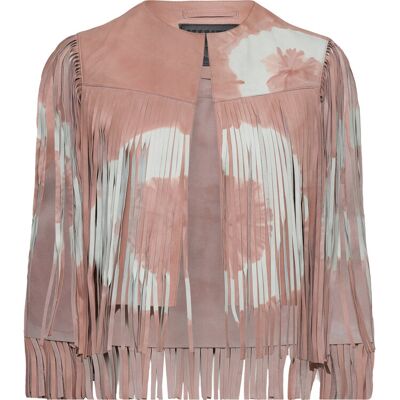 AllSaints Evie Tydy Tassel Gilet 36 DUSTY PINK 36 AllSaints Evie Tydy Tassel Gilet 36 DUSTY PINK 36