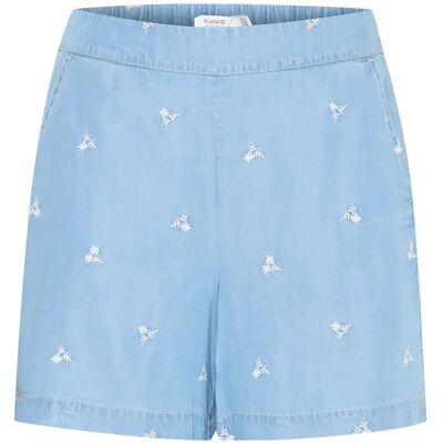b.young Bykosmo Shorts - 36 LIGHT BLUE DENIM FLOWER 36 b.young Bykosmo Shorts - 36 LIGHT BLUE DENIM FLOWER 36