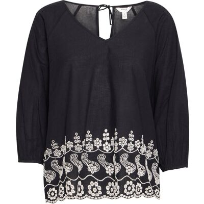 b.young Byhiba Blouse - 38 BLACK 38 b.young Byhiba Blouse - 38 BLACK 38