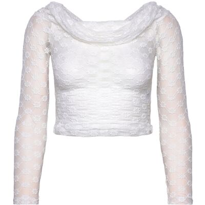 Bardot Adoni Off Shoulder Top 38 ORCHID WHT 38 Bardot Adoni Off Shoulder Top 38 ORCHID WHT 38