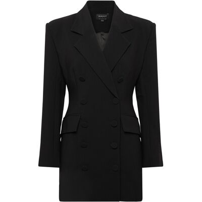 Bardot Serra Hourglass Blazer Dress 36 BLACK 36 Bardot Serra Hourglass Blazer Dress 36 BLACK 36