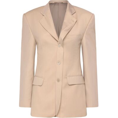 BETTTER Folded Blazer XS BEIGE XS BETTTER Folded Blazer XS BEIGE XS