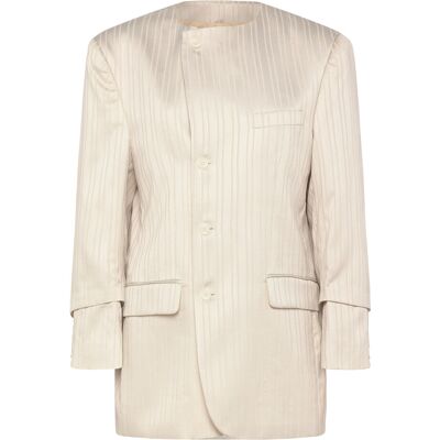 BETTTER Oversized Blazer Dress M OFF WHITE M BETTTER Oversized Blazer Dress M OFF WHITE M