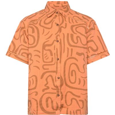 Billabong Summers End Shirt S TANGERINE S Billabong Summers End Shirt S TANGERINE S