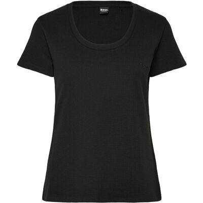 Boss Waffle_T-Shirt Cn L BLACK L Boss Waffle_T-Shirt Cn L BLACK L
