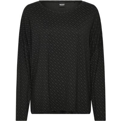 Boss B Logo_Ls-Shirt XS BLACK XS Boss B Logo_Ls-Shirt XS BLACK XS