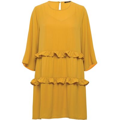 Bruuns Bazaar Ellora Kristelle Dress Bz 34 YELLOW 34 Bruuns Bazaar Ellora Kristelle Dress Bz 34 YELLOW 34