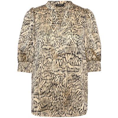 Bruuns Bazaar Acaciabblicys Shirt 36 BLACK PRINT 36 Bruuns Bazaar Acaciabblicys Shirt 36 BLACK PRINT 36