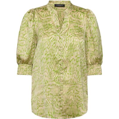 Bruuns Bazaar Acaciabblicys Shirt 34 MOSS GREEN PRINT 34 Bruuns Bazaar Acaciabblicys Shirt 34 MOSS GREEN PRINT 34