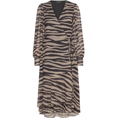 Bruuns Bazaar Phloxbbnora Dress 34 BEIGE/BLACK 34 Bruuns Bazaar Phloxbbnora Dress 34 BEIGE/BLACK 34
