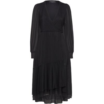 Bruuns Bazaar Phloxbbnora Dress 34 SOLID BLACK 34 Bruuns Bazaar Phloxbbnora Dress 34 SOLID BLACK 34