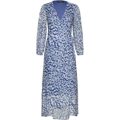 Bruuns Bazaar Phlox Noriel Dress 34 BLUE PRINT 34 Bruuns Bazaar Phlox Noriel Dress 34 BLUE PRINT 34