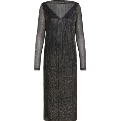 Bruuns Bazaar Lupinusbbmichel Dress S BLACK / SILVER S Bruuns Bazaar Lupinusbbmichel Dress S BLACK / SILVER S