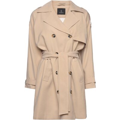 Bruuns Bazaar Bellsbbidara Coat 34 ROASTED GREY KHAKI 34 Bruuns Bazaar Bellsbbidara Coat 34 ROASTED GREY KHAKI 34