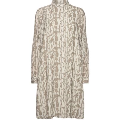 Bruuns Bazaar Barbareabbphilina Dress 36 KHAKI SNAKE PRINT 36 Bruuns Bazaar Barbareabbphilina Dress 36 KHAKI SNAKE PRINT 36