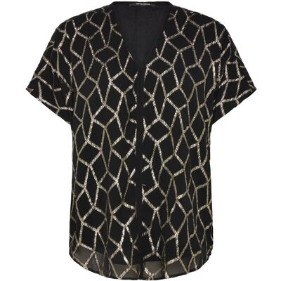 Bruuns Bazaar Scomebbphinas Blouse 36 BLACK 36 Bruuns Bazaar Scomebbphinas Blouse 36 BLACK 36