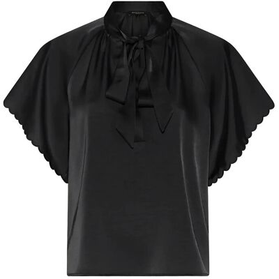 Bruuns Bazaar Beckiabbwendi Blouse 36 BLACK 36 Bruuns Bazaar Beckiabbwendi Blouse 36 BLACK 36