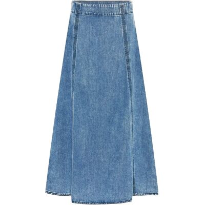 Bruuns Bazaar Platiebbaliya Skirt 40 BLUE DENIM 40 Bruuns Bazaar Platiebbaliya Skirt 40 BLUE DENIM 40