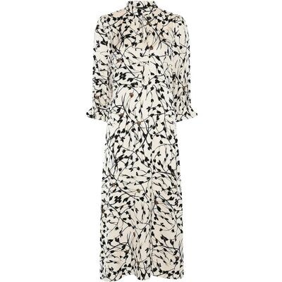 Bruuns Bazaar Floretbbclarene Dress 34 WHITE CREAM AOP 34 Bruuns Bazaar Floretbbclarene Dress 34 WHITE CREAM AOP 34