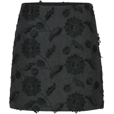Bruuns Bazaar Almondbbjoannas Skirt 40 BLACK 40 Bruuns Bazaar Almondbbjoannas Skirt 40 BLACK 40