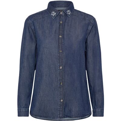 Bruuns Bazaar Denimbbess Shirt 40 BLUE DENIM 40 Bruuns Bazaar Denimbbess Shirt 40 BLUE DENIM 40