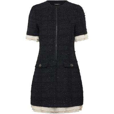 Bruuns Bazaar Gaussiabbzenny Dress 40 BLACK 40 Bruuns Bazaar Gaussiabbzenny Dress 40 BLACK 40