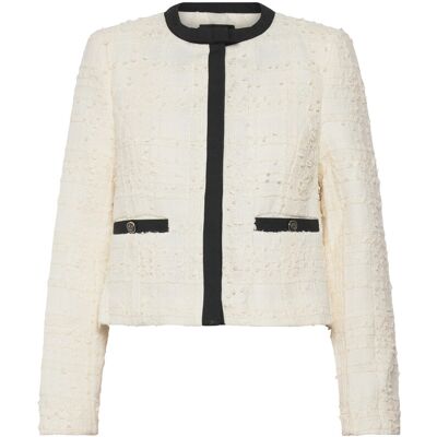 Bruuns Bazaar Gaussiabbsufie Blazer 40 WHITE CREAM 40 Bruuns Bazaar Gaussiabbsufie Blazer 40 WHITE CREAM 40