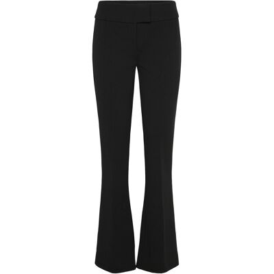 Bubbleroom Soft Suit Flared Trousers M BLACK M Bubbleroom Soft Suit Flared Trousers M BLACK M