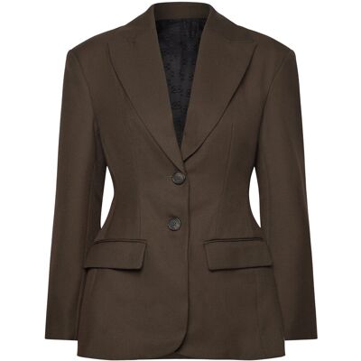 Malina Ella Tailored Peplum Blazer XL OLIVE XL Malina Ella Tailored Peplum Blazer XL OLIVE XL