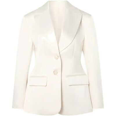 Malina Ella Tailored Peplum Blazer S VANILLA S Malina Ella Tailored Peplum Blazer S VANILLA S
