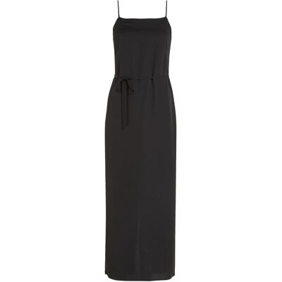 Calvin Recycled Cdc Midi Slip Dress 42 CK BLACK 42 Calvin Recycled Cdc Midi Slip Dress 42 CK BLACK 42