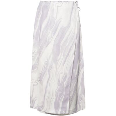 Calvin Shine Viscose Wrap Skirt 42 BRUSHSTROKE FADE / LILAC DUSK 42 Calvin Shine Viscose Wrap Skirt 42 BRUSHSTROKE FADE / LILAC DUSK 42