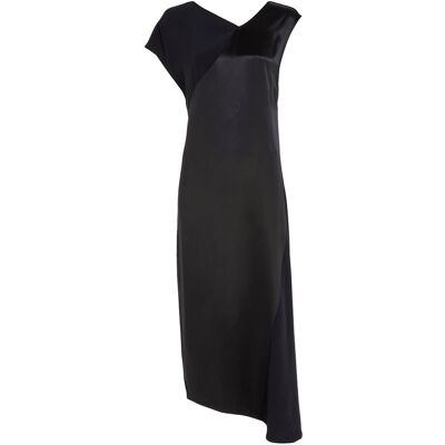 Calvin Naia Shine Midi Dress 38 CK BLACK 38 Calvin Naia Shine Midi Dress 38 CK BLACK 38