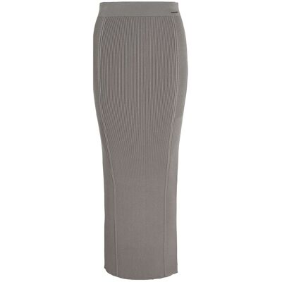 Calvin Two Tone Rib Column Skirt XS STEEPLE GRAY XS Calvin Two Tone Rib Column Skirt XS STEEPLE GRAY XS