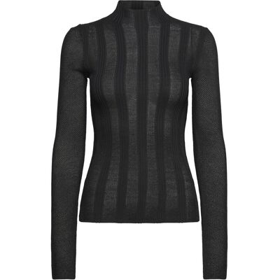 Calvin Lace Open Stitch Sweater M CK BLACK M Calvin Lace Open Stitch Sweater M CK BLACK M