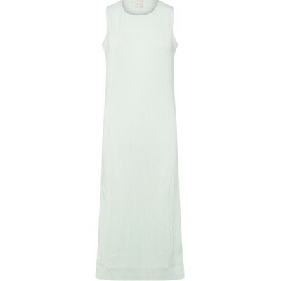 Calvin Plisse Sl Midi Dress S BILLOWING SAIL S Calvin Plisse Sl Midi Dress S BILLOWING SAIL S