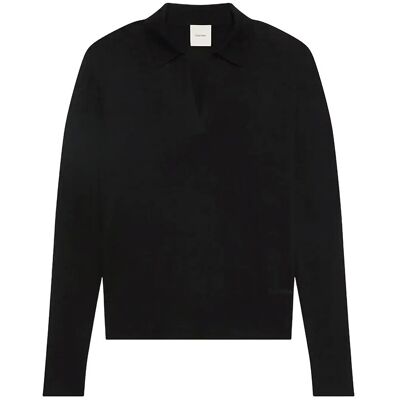 Calvin Ls Jny Extrafine Merino Swtr 14G M BLACK M Calvin Ls Jny Extrafine Merino Swtr 14G M BLACK M