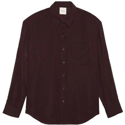Calvin Roll Sleeve Utility Pocket Blous M MOCHA BROWN M Calvin Roll Sleeve Utility Pocket Blous M MOCHA BROWN M