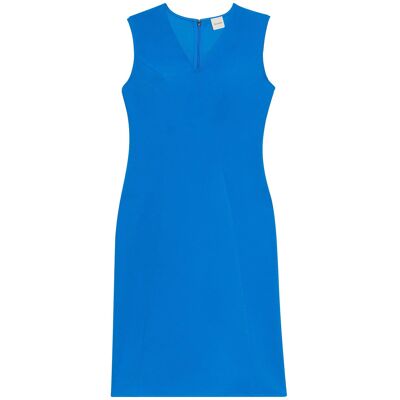 Calvin Scuba Fitted Knee Length Dress S COBALT BLUE S Calvin Scuba Fitted Knee Length Dress S COBALT BLUE S