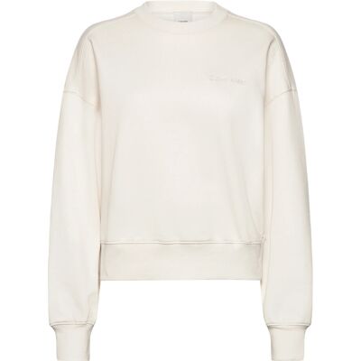 Calvin A- Logo Emb French Terry Crewnec L TOFU L Calvin A- Logo Emb French Terry Crewnec L TOFU L