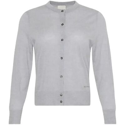 Calvin Merino Cardigan S BLUE GREY HEATHER S Calvin Merino Cardigan S BLUE GREY HEATHER S